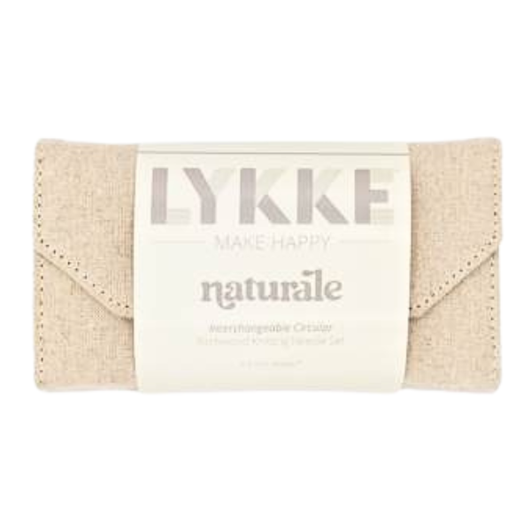 LYKKE Set di Ferri Circolari Componibili Naturale, Beige, 9 cm