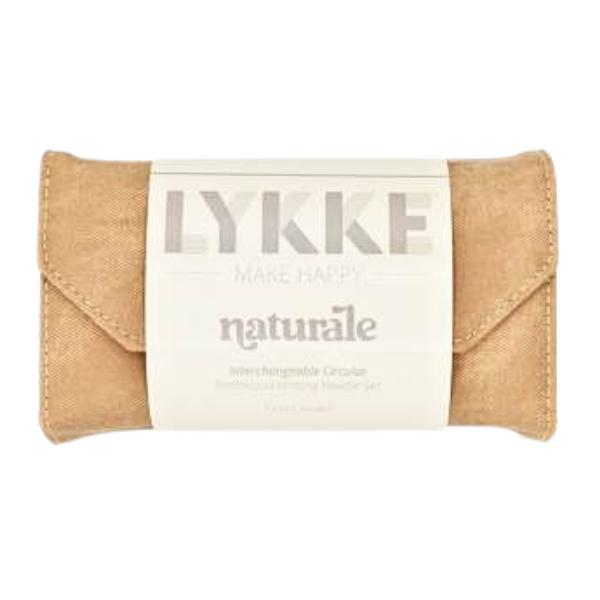 LYKKE Set di Ferri Circolari Componibili Naturale, Tan, 9 cm