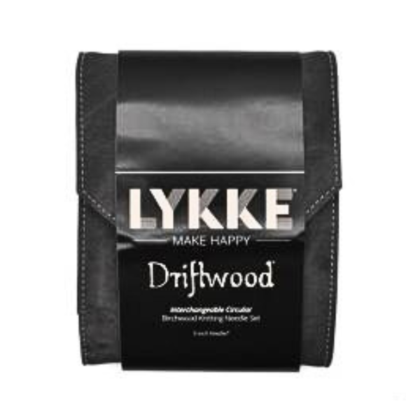 Set di Ferri Circolari Componibili LYKKE Driftwood, Starter Set, Grigio, 13 cm