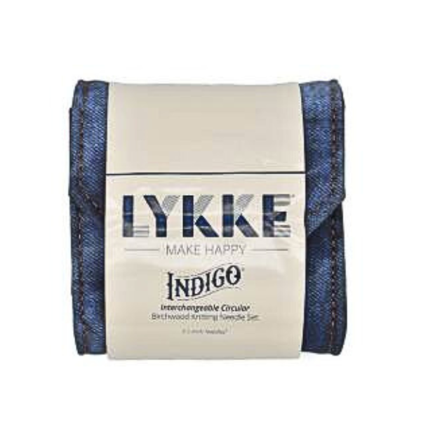 LYKKE Set di Ferri Circolari Componibili, Indigo, Starter Set, Blu, 9 cm