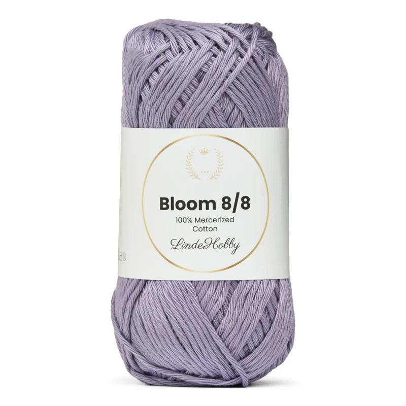LindeHobby Bloom 8/8 Mercerized Cotton 12 Lilla chiaro