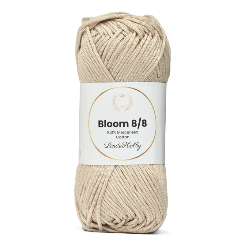 LindeHobby Bloom 8/8 Mercerized Cotton 39 Grigio perla