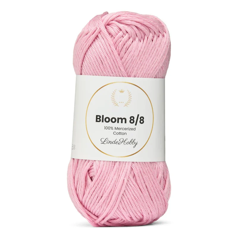 LindeHobby Bloom 8/8 Mercerized Cotton 27 Rosa