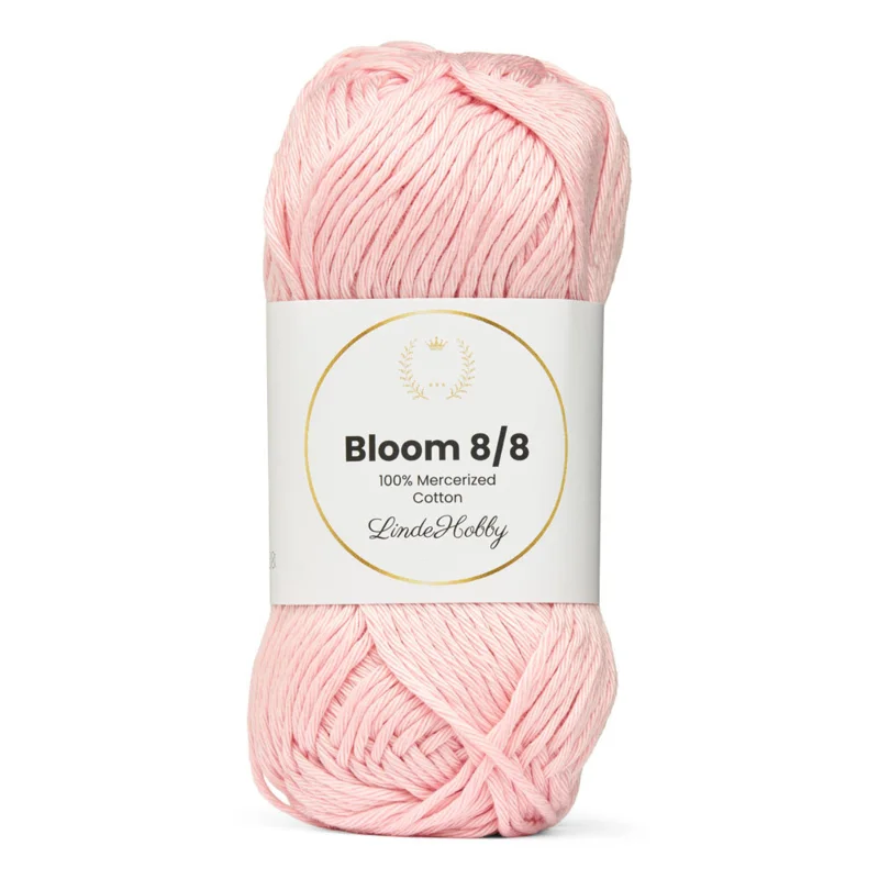 LindeHobby Bloom 8/8 Mercerized Cotton 09 Rosa chiaro