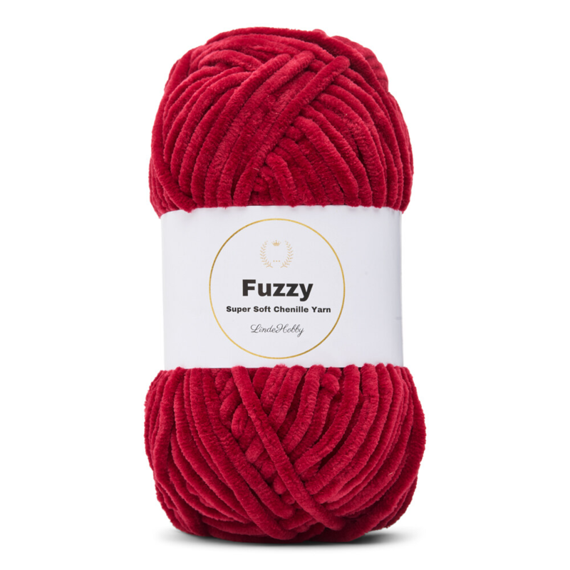 LindeHobby Fuzzy Chenille 12 Borgogna