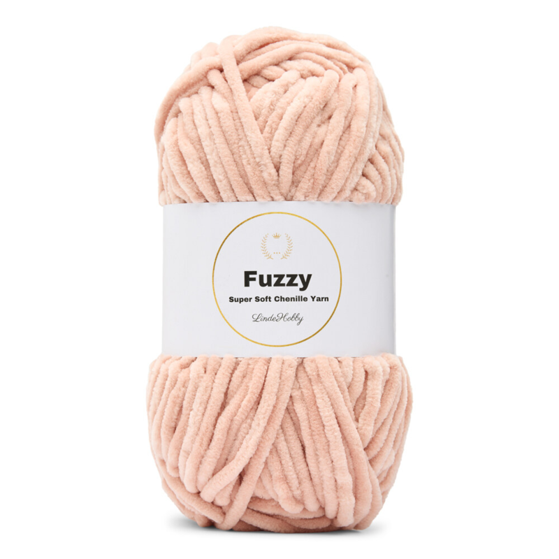 LindeHobby Fuzzy Chenille 24 Rosa sporco