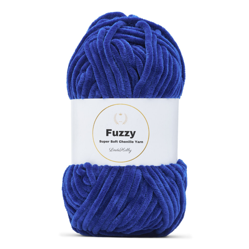LindeHobby Fuzzy Chenille 26 Blu sassofono