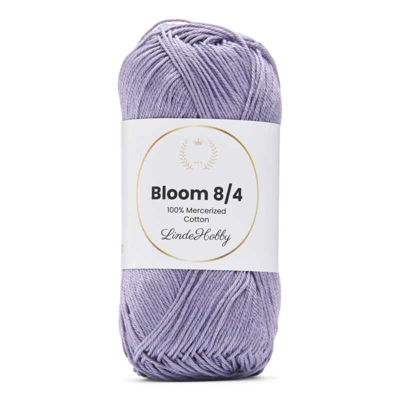 LindeHobby Bloom 8/4 Mercerized Cotton 12 Lilla chiaro