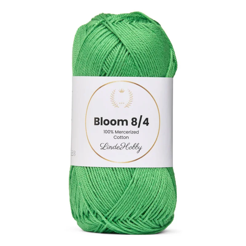 LindeHobby Bloom 8/4 Mercerized Cotton 38 Verde