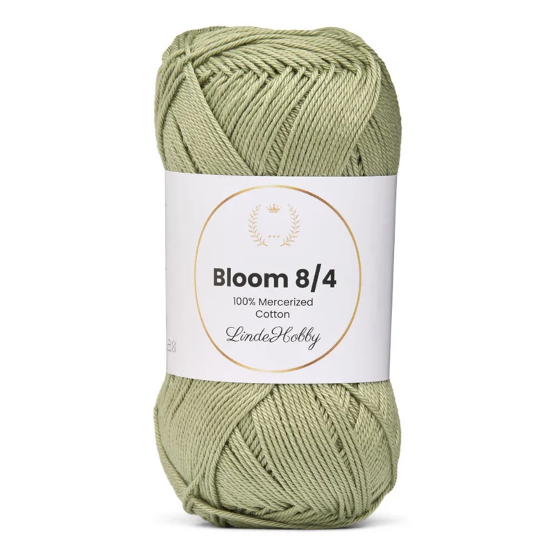 LindeHobby Bloom 8/4 Mercerized Cotton 29 Verde salvia