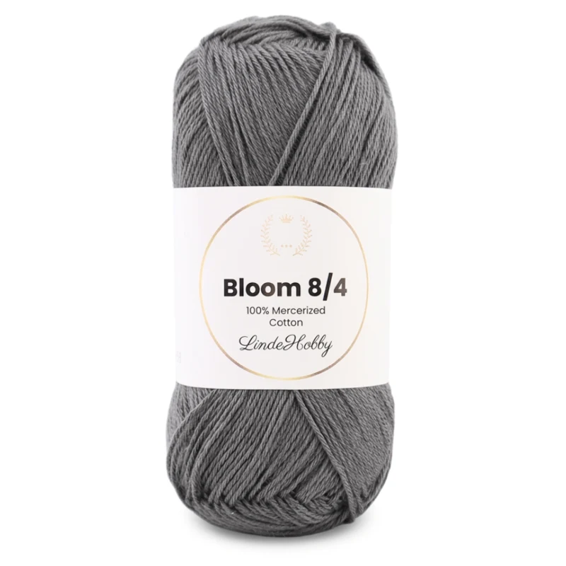 LindeHobby Bloom 8/4 Mercerized Cotton 04 Fumè