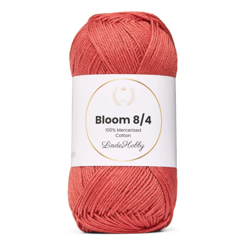 LindeHobby Bloom 8/4 Mercerized Cotton 24 Legno di rosa