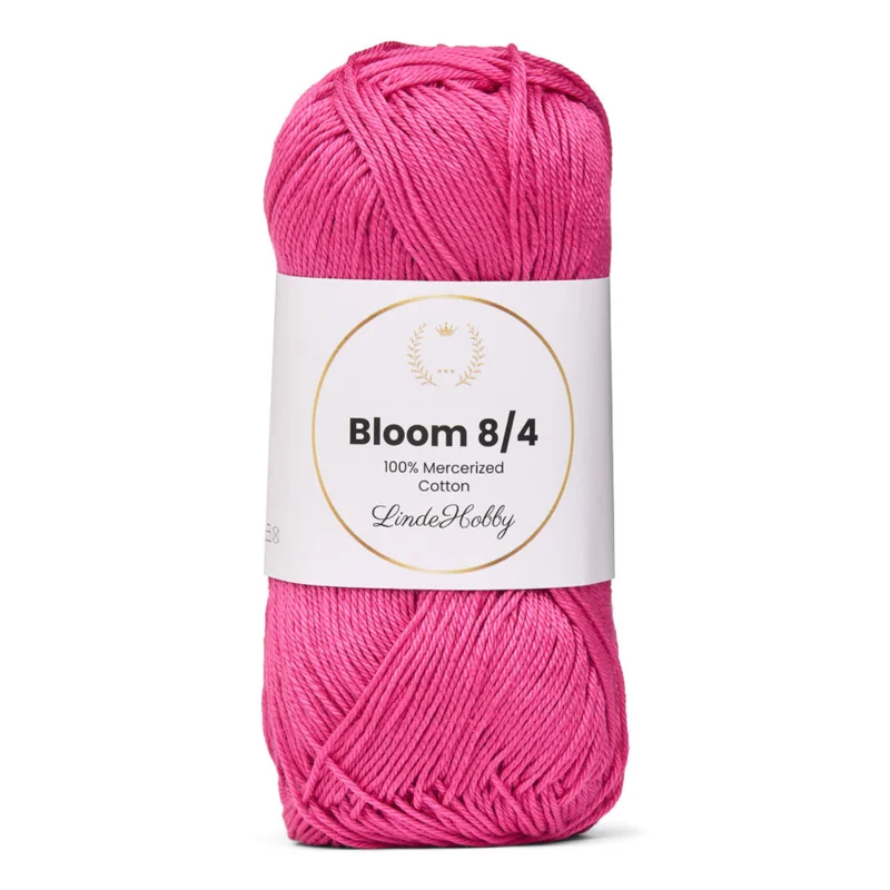 LindeHobby Bloom 8/4 Mercerized Cotton 34 Fucsia