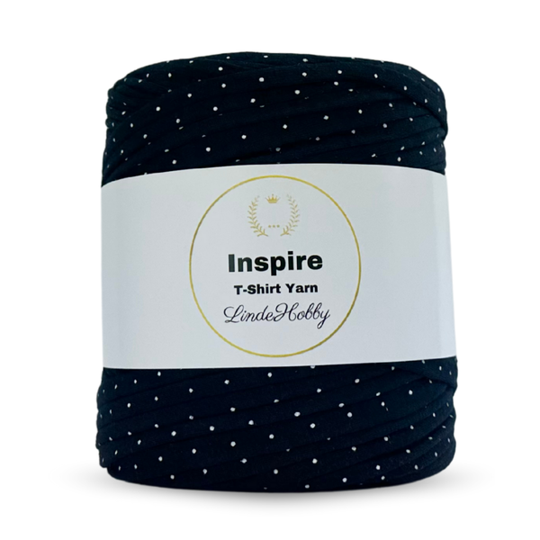 LindeHobby Inspire Print 55 Blu navy con pois bianchi