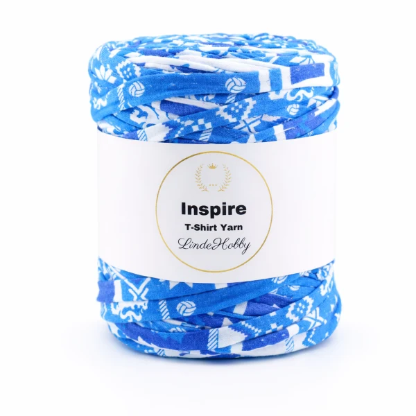LindeHobby Inspire Print 30 Blu con stampa bianca