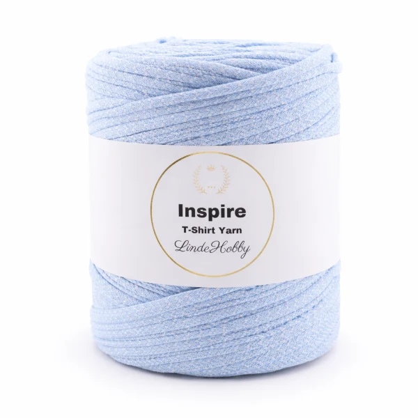 LindeHobby Inspire Print 36 Azzurro chiaro con effetto mélange bianco