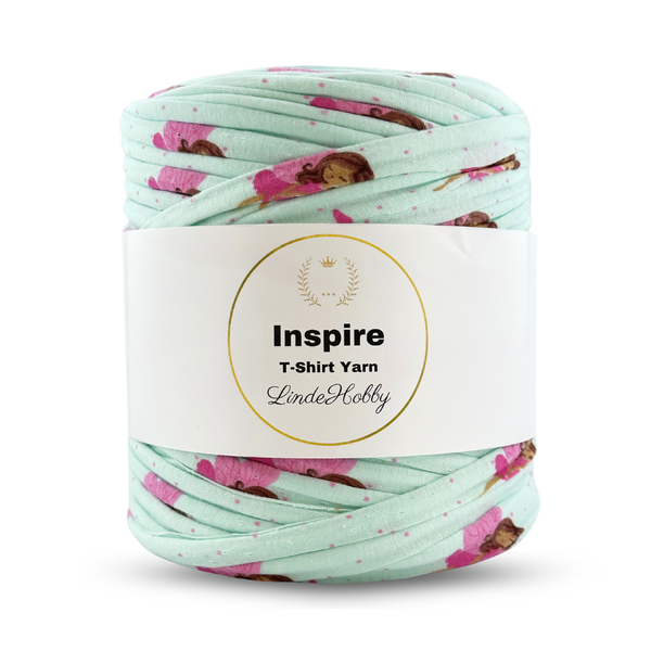 LindeHobby Inspire Print 59 Menta con fata rosa