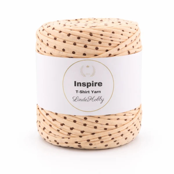 LindeHobby Inspire Print 29 Beige con pois marroni