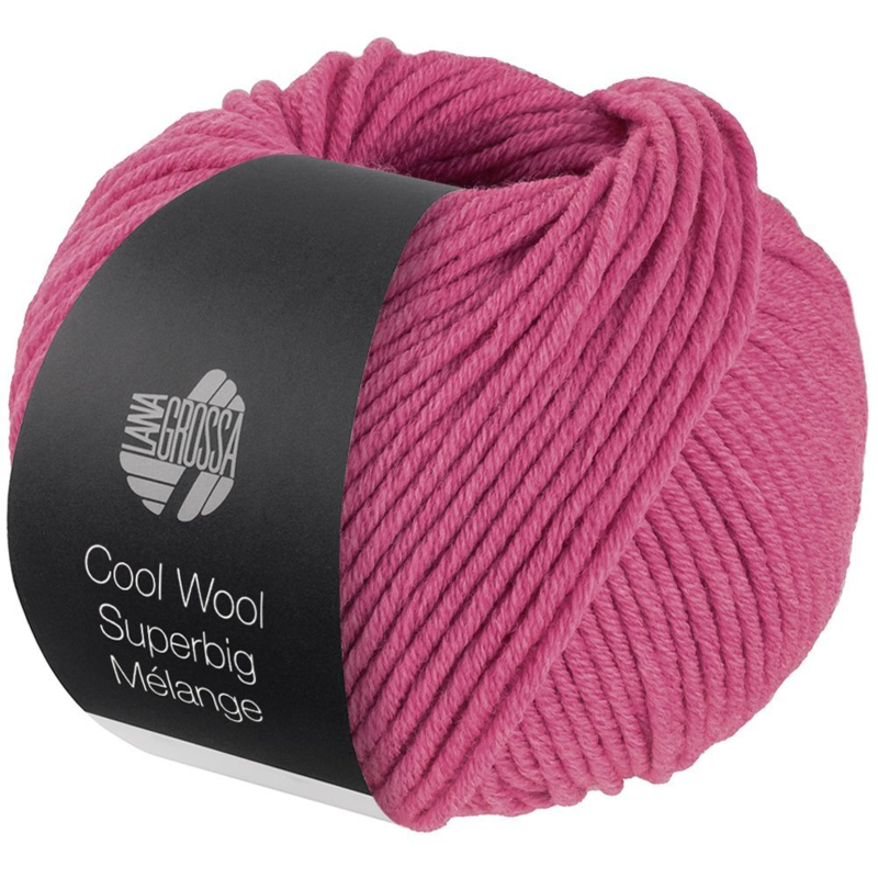Lana Grossa Cool Wool Superbig 202 Rosa acceso melangiato