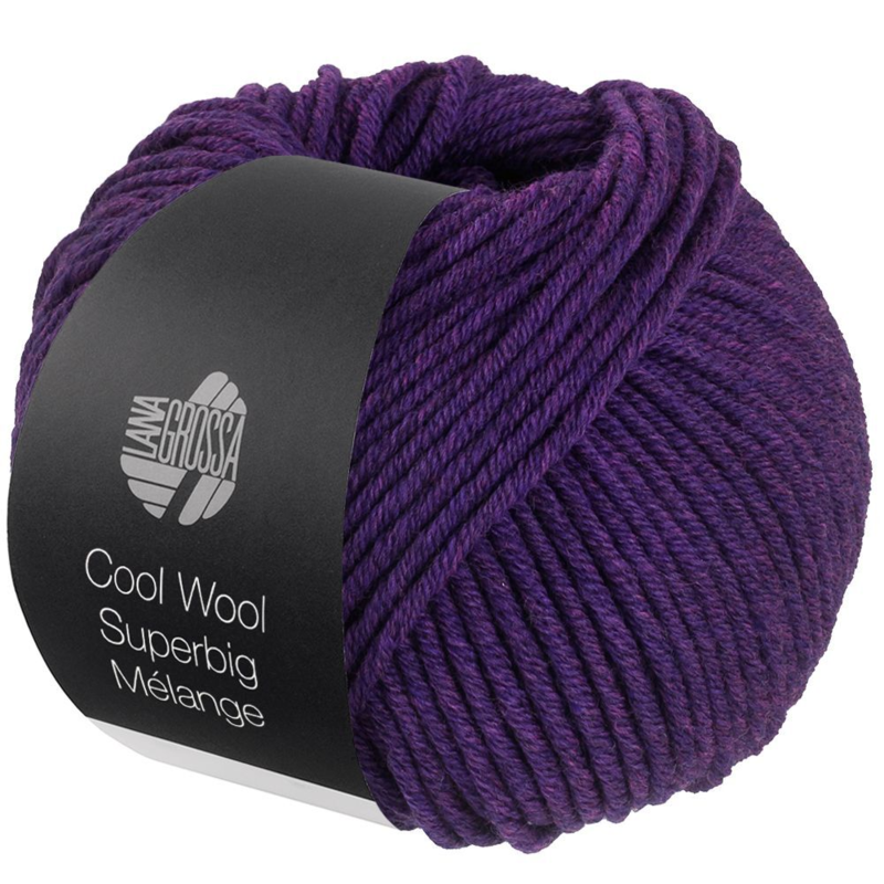 Lana Grossa Cool Wool Superbig 204 Viola melangiato