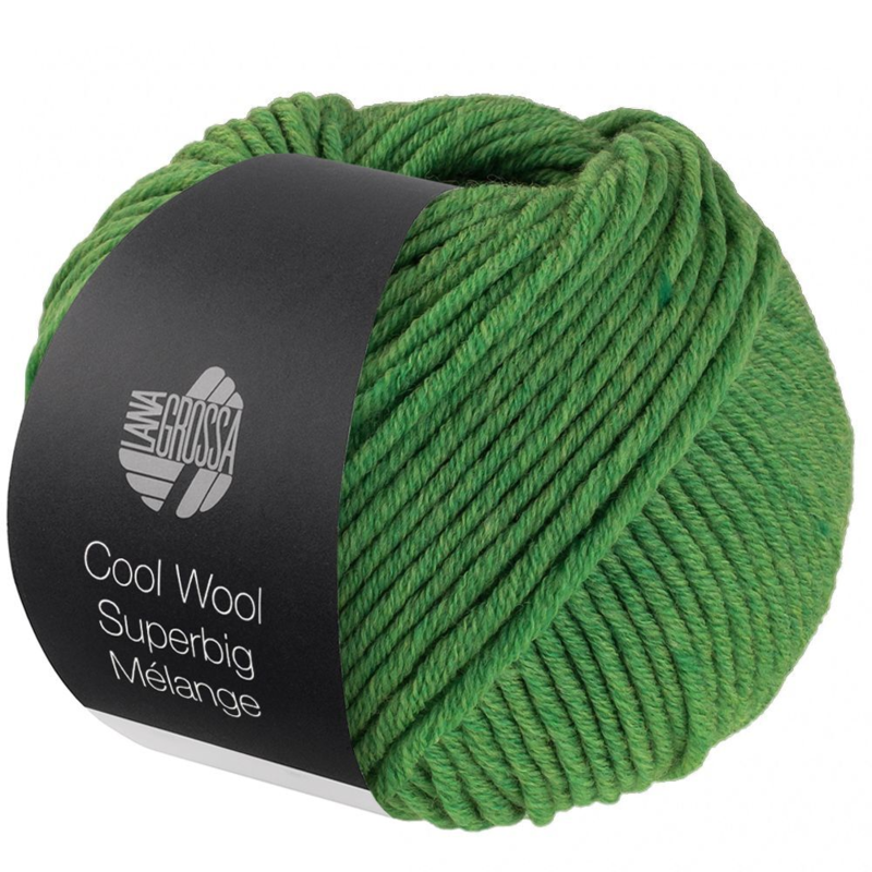 Lana Grossa Cool Wool Superbig 211 Verde melangiato