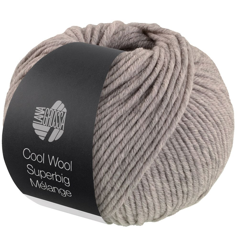 Lana Grossa Cool Wool Superbig 215 Beige grigio melangiato