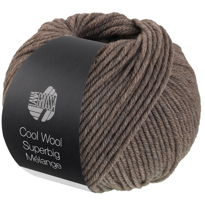 Lana Grossa Cool Wool Superbig 213 Taupe melangiato