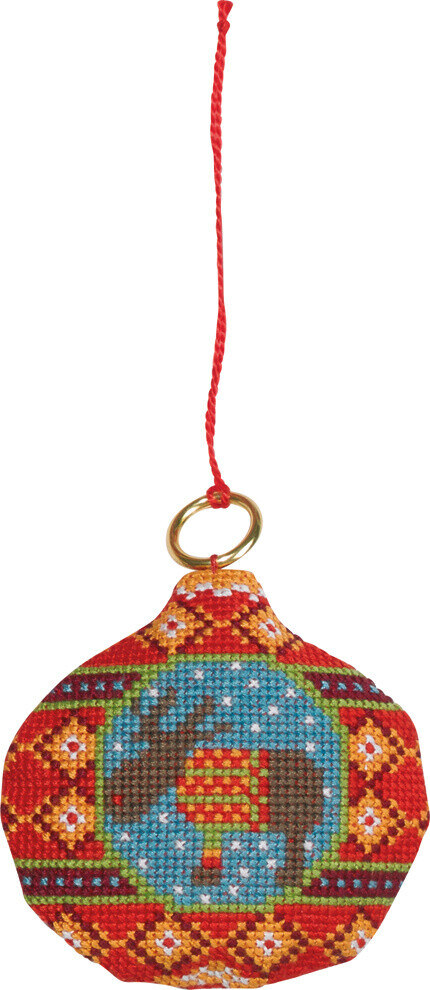 Kit Ricamo Alce in Sfera 8 Ø