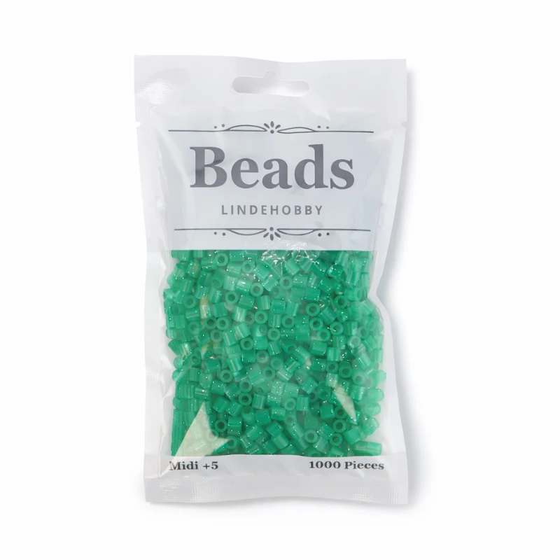 LindeHobby Beads Glitter 02 Verde