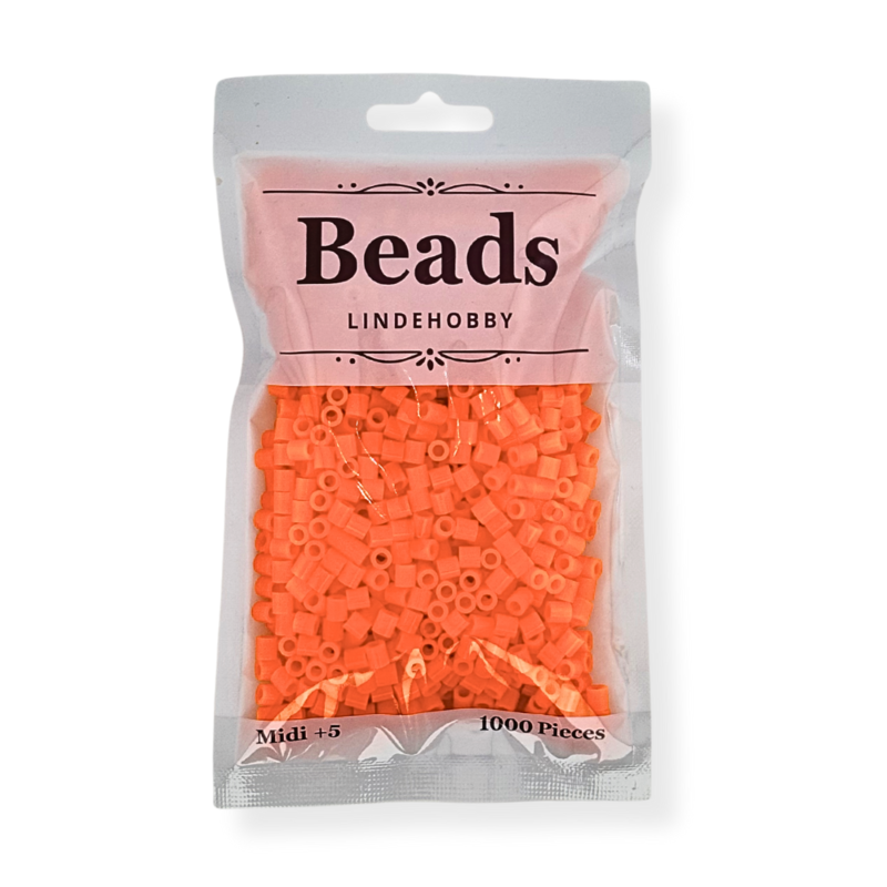 LindeHobby Beads Neon 01 Arancione