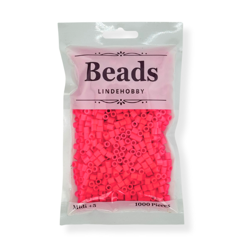 LindeHobby Beads Neon 04 Rosa