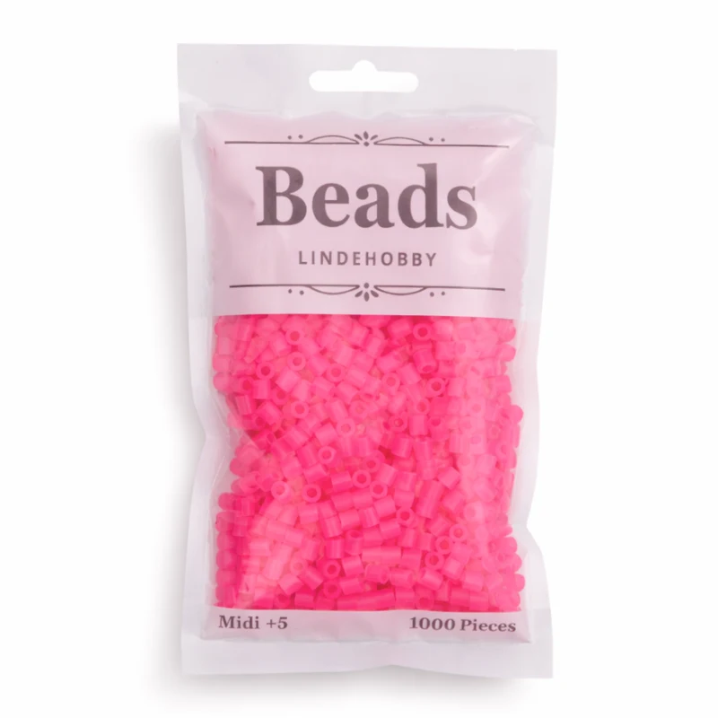 LindeHobby Beads Translucent 02 Rosa