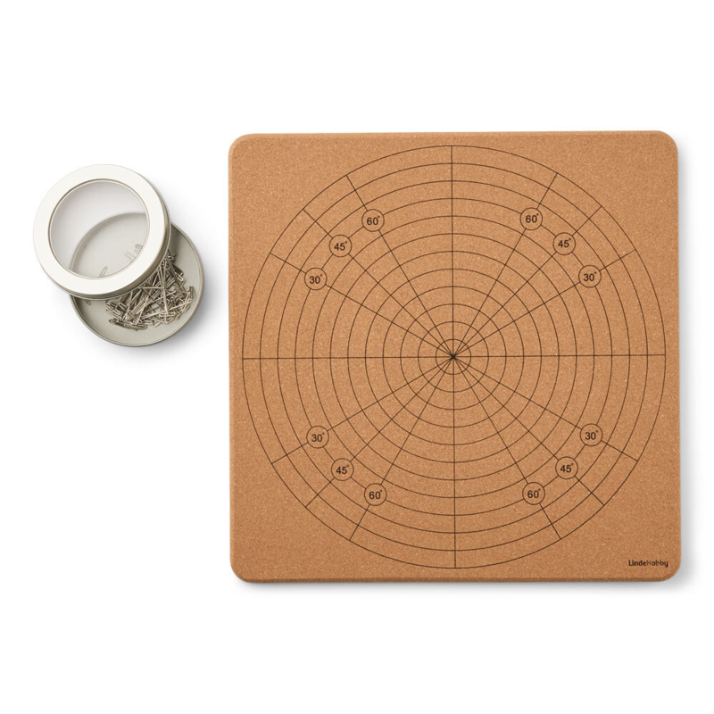 LindeHobby Tappetino per Bloccare, Sughero, 30x30 cm