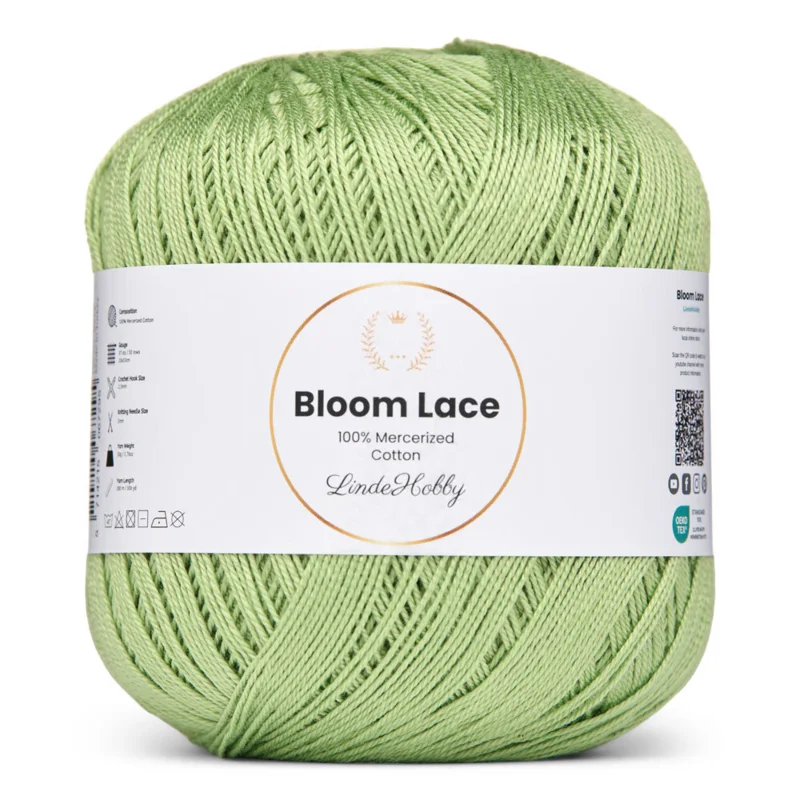 LindeHobby Bloom Lace Mercerized Cotton 18 Lime