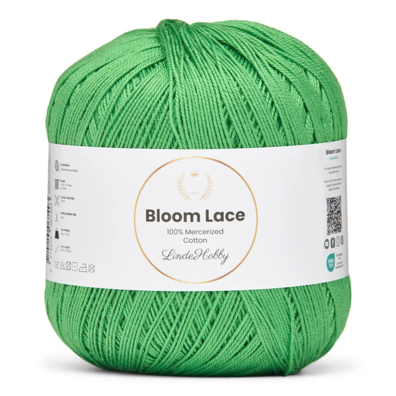 LindeHobby Bloom Lace Mercerized Cotton 38 Verde