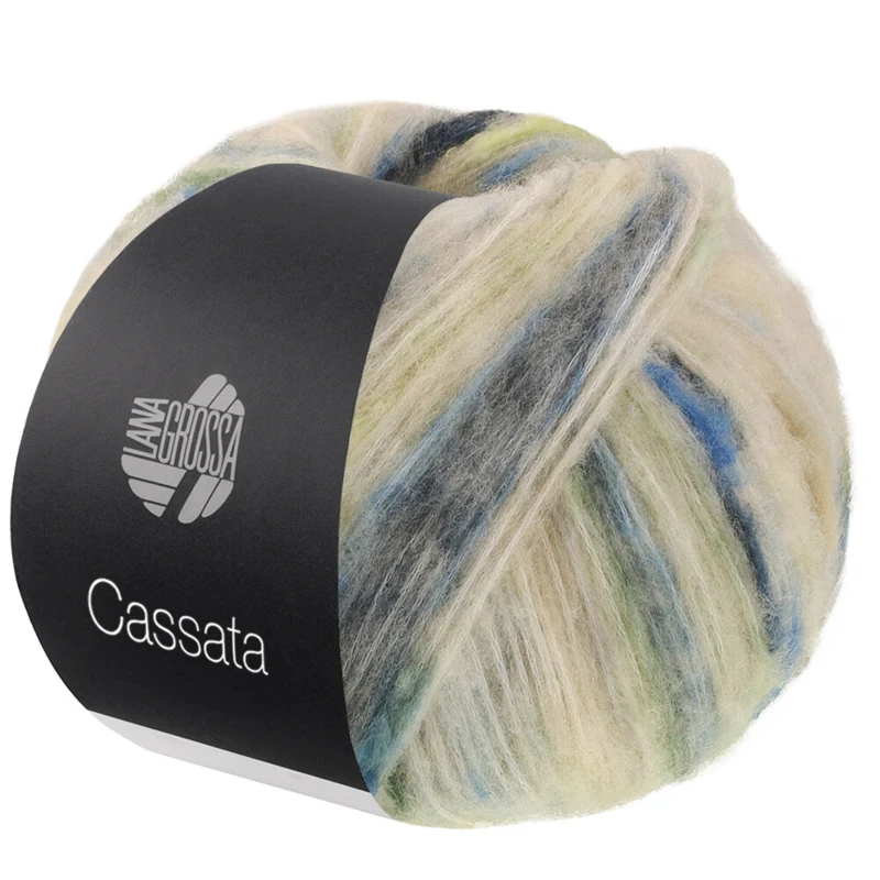 Lana Grossa Cassata 15 Giallo pallido/verde maggio/verde grigiastro/blu/giallo sabbia