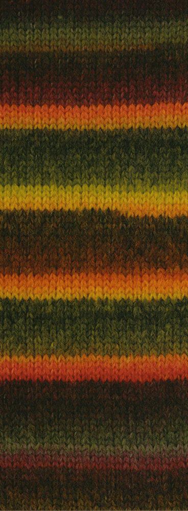 Lana Grossa Bomba 08 Mattone-/rosso grigiastro/marrone grigiastro/antracite/grigio scuro/oliva/verde grigiastro