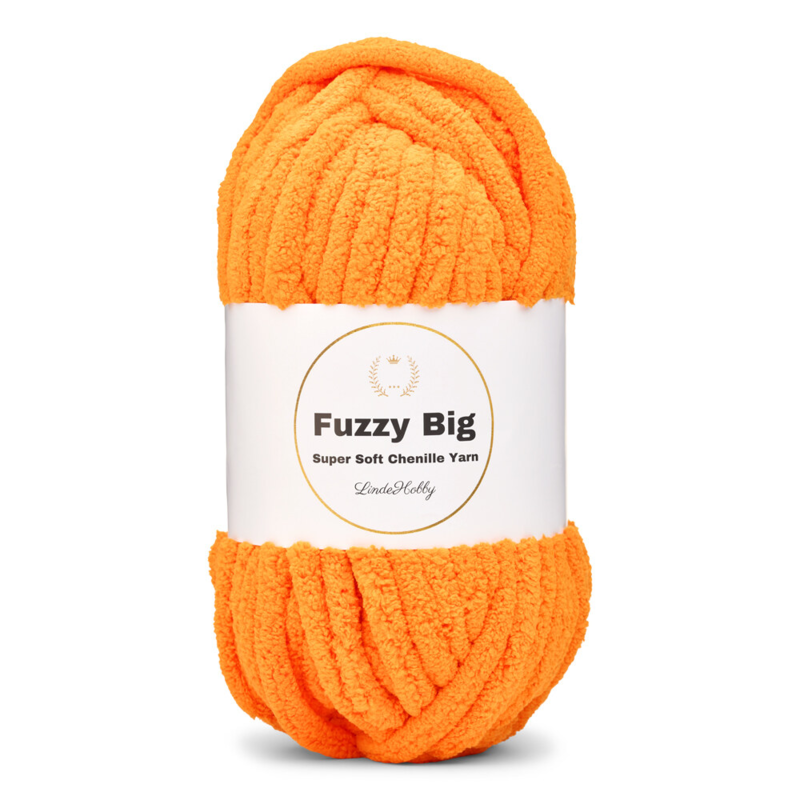 LindeHobby Fuzzy Chenille BIG 37 Arancione
