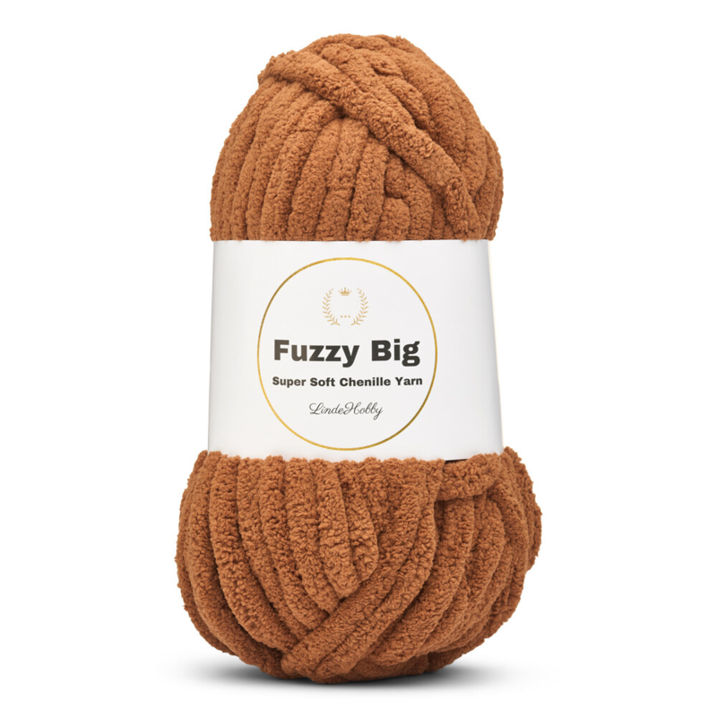 LindeHobby Fuzzy Chenille BIG 29 Caffè