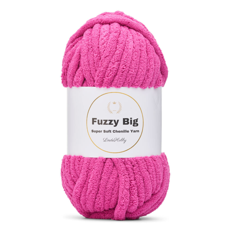 LindeHobby Fuzzy Chenille BIG 44 Fucsia chiaro