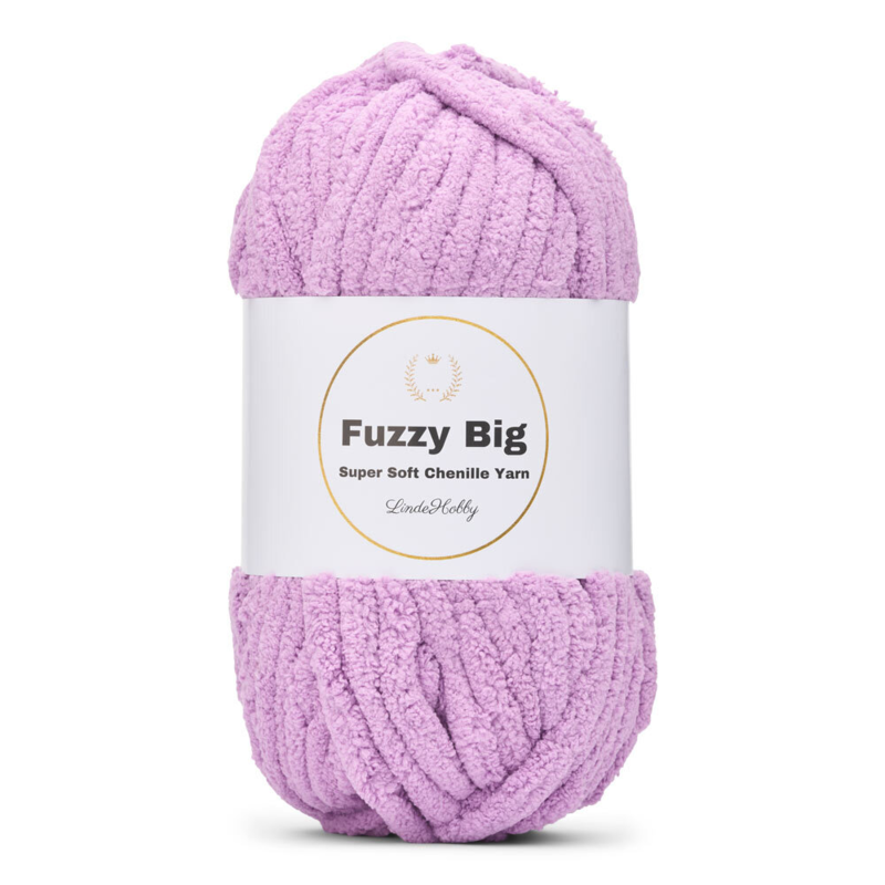 LindeHobby Fuzzy Chenille BIG 41 Lilla