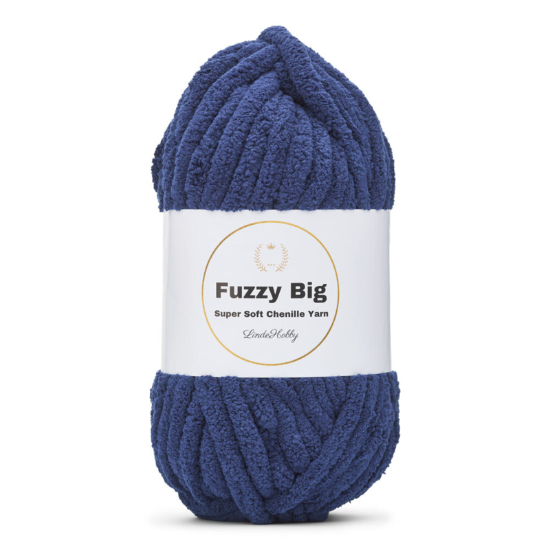 LindeHobby Fuzzy Chenille BIG 17 Blu navy