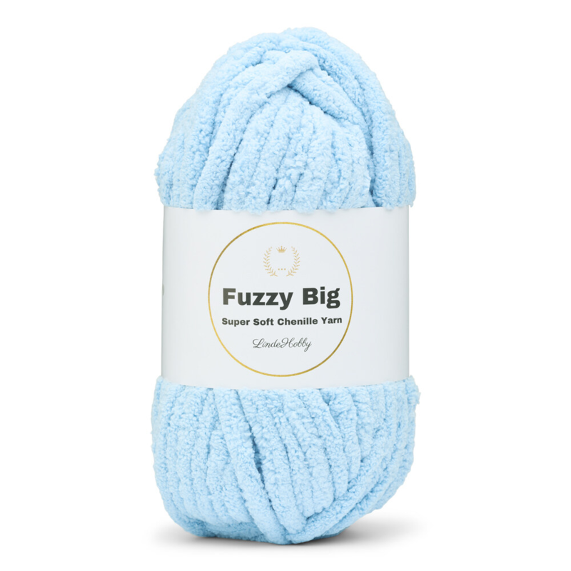 LindeHobby Fuzzy Chenille BIG 07 Blu baby