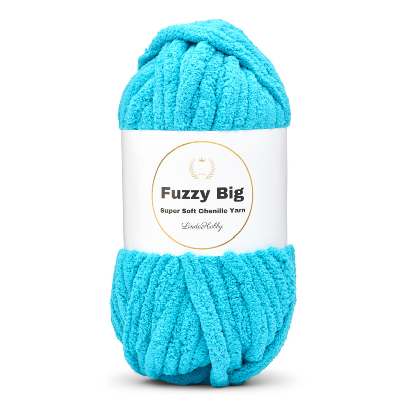 LindeHobby Fuzzy Chenille BIG 31 Turchese