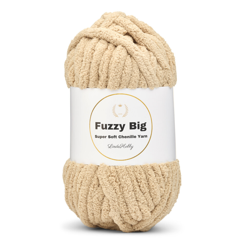 LindeHobby Fuzzy Chenille BIG 08 Beige (scuro)