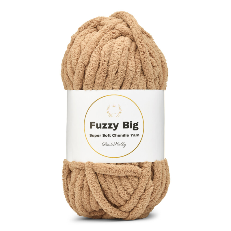 LindeHobby Fuzzy Chenille BIG 22 Nescafé