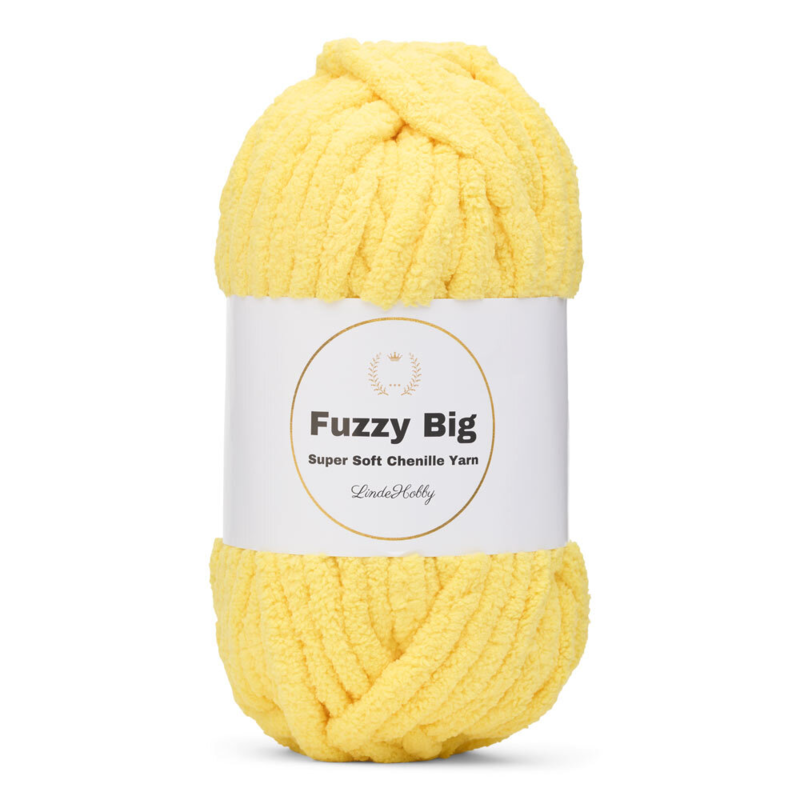 LindeHobby Fuzzy Chenille BIG 09 Giallo