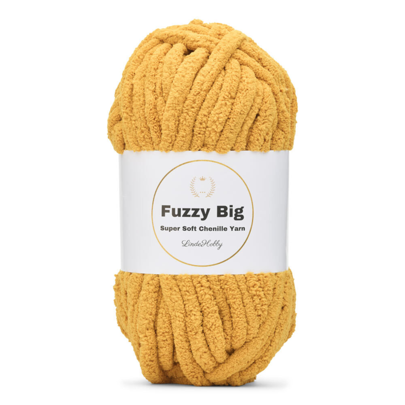 LindeHobby Fuzzy Chenille BIG 16 Senape