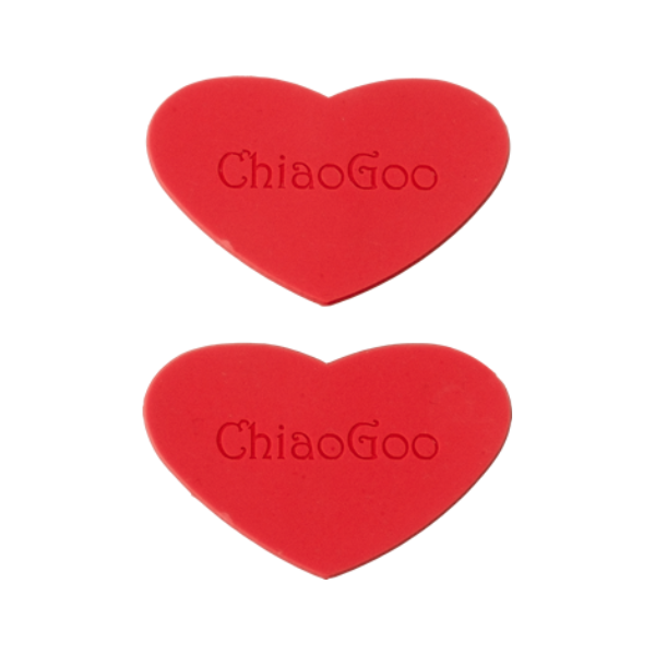 ChiaoGoo Impugnature in Gomma a Cuore, 2 pz