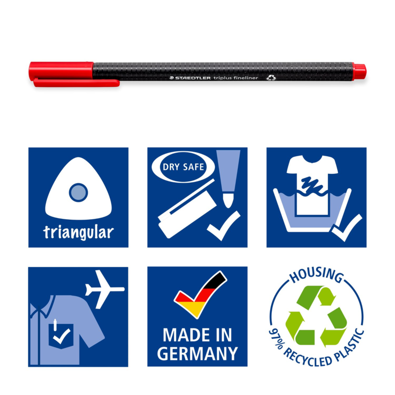 STAEDTLER Tripus Fineliner 334, 40 pz